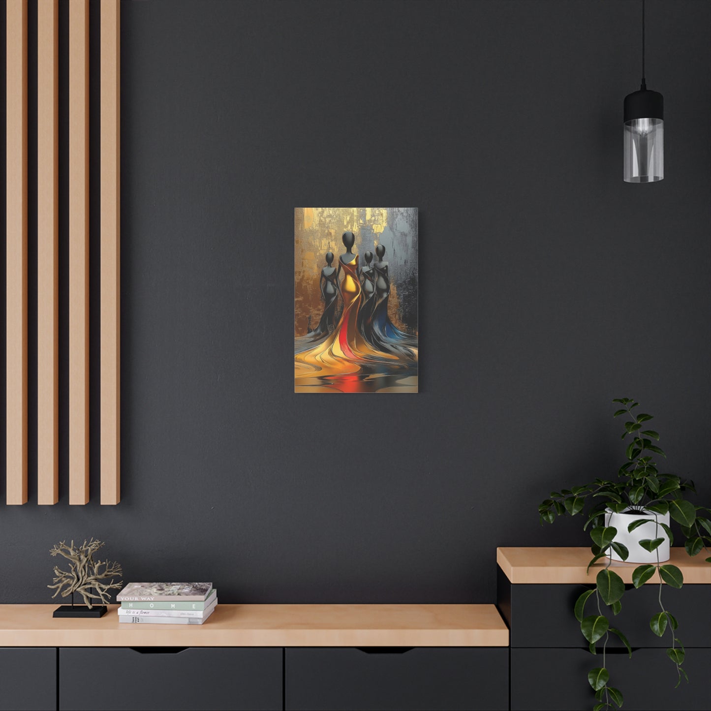 ThurmanatorX Art | Silent Goldrush | Aphrodisiart | Matte Canvas Print