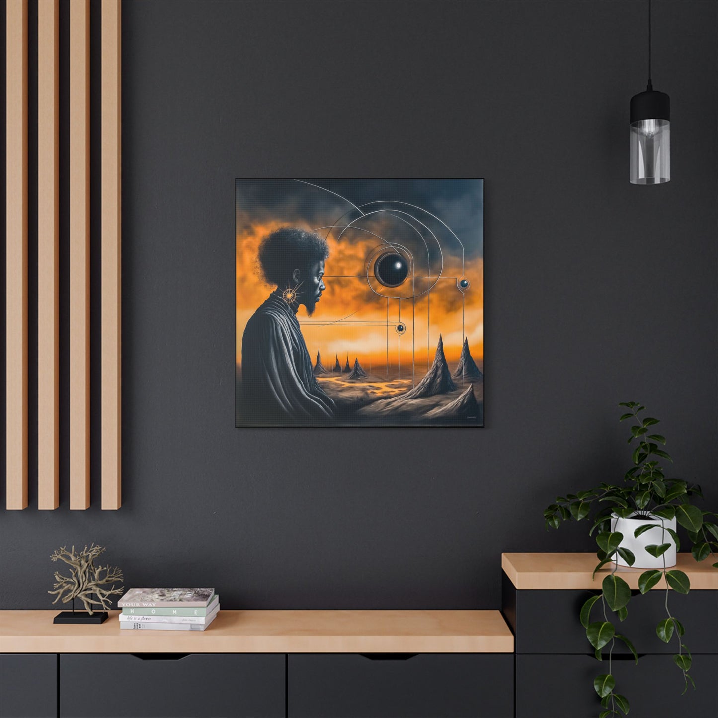 ThurmanatorX Art | Lumahex | AphrodisiDark | Satin Canvas Art Print
