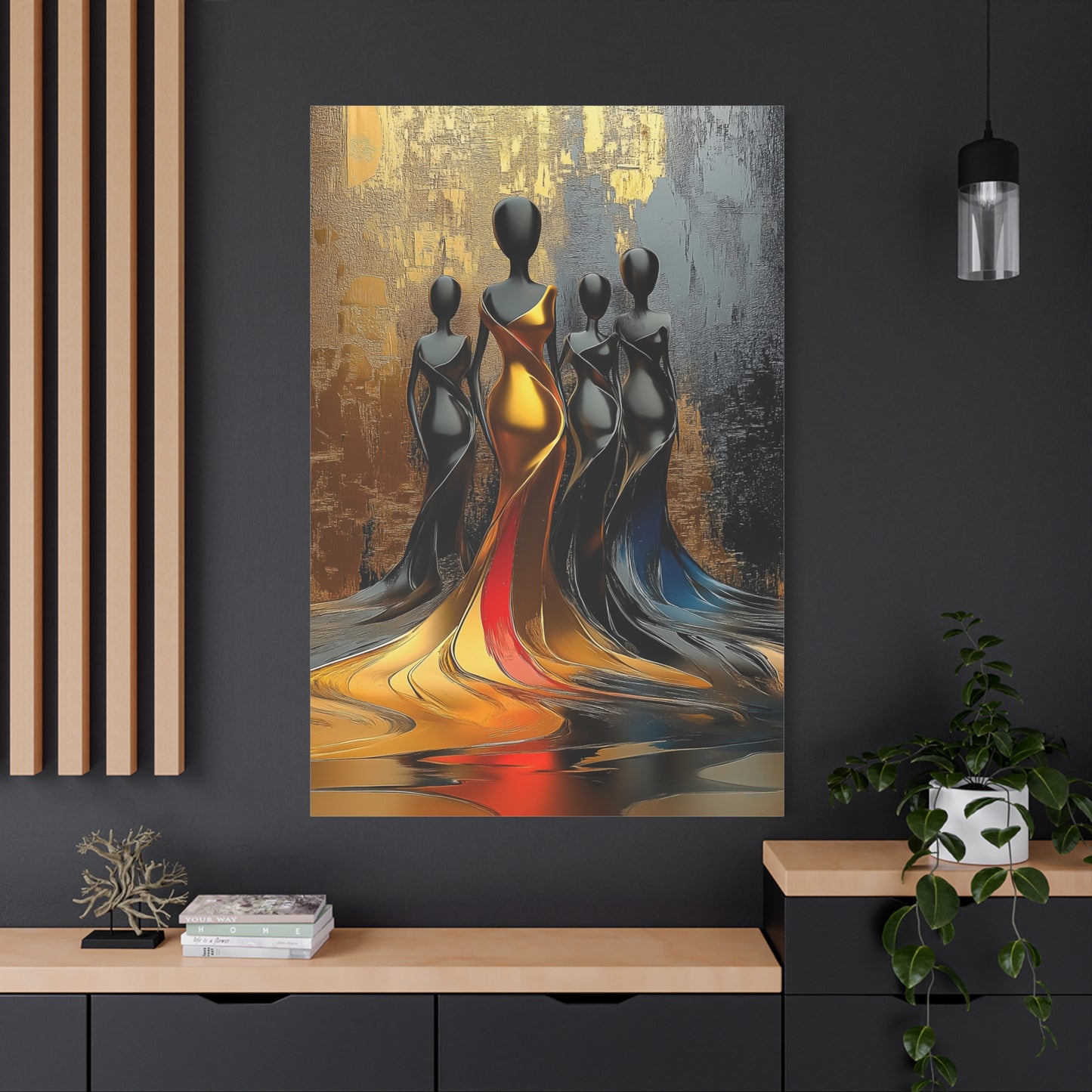 ThurmanatorX Art | Silent Goldrush | Aphrodisiart | Matte Canvas Print
