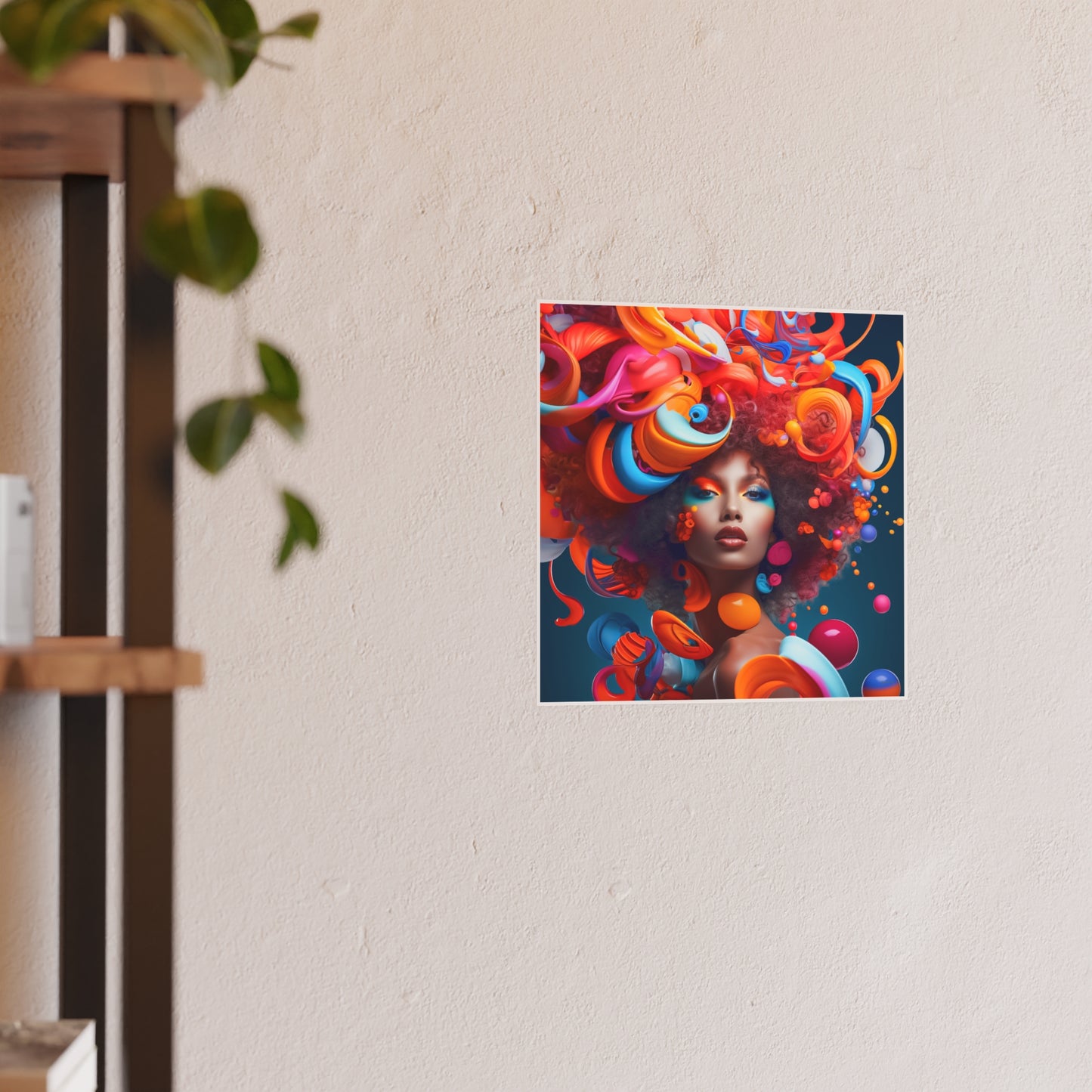 ThurmanatorX Art | Bloomdream Muse | Aphrochrysalis | Satin Wall Art Print
