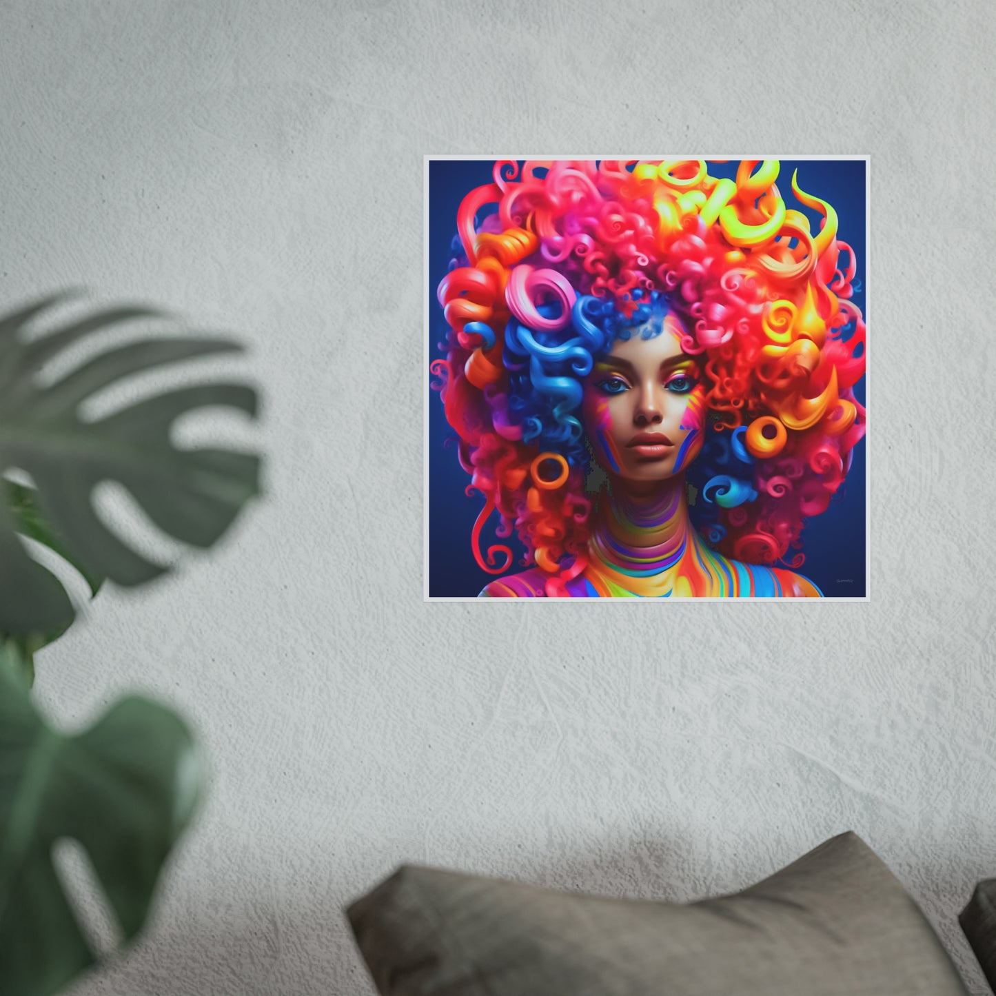 ThurmanatorX Art | PetalFury Oracle | Aphrochrysalis | Satin Wall Art Print