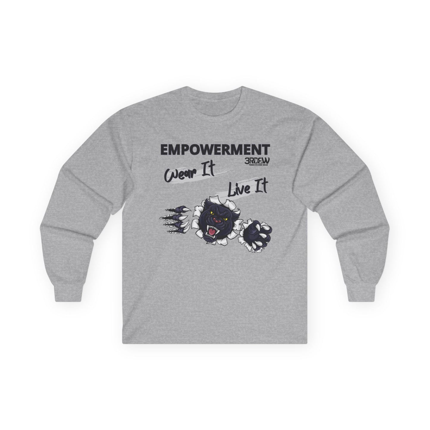 3RDEW² | Empowerment - Wear It - Live It | Third Eye Wide Wear | Unisex Ultra Cotton Long Sleeve Tee
