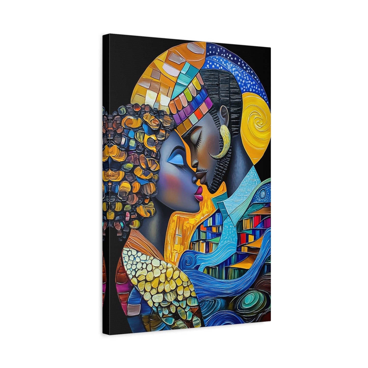ThurmanatorX Art | Nebula Kiss | Aphrochrysalis | Matte Canvas, Stretched, 1.25"