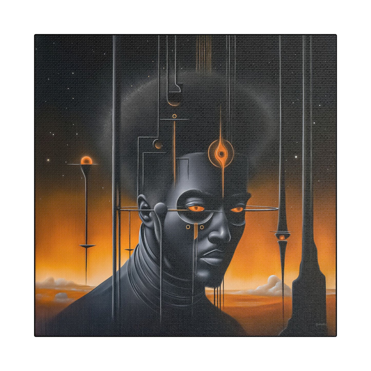 ThurmanatorX Art | Zyrenna | AphrodisiDark | Satin Canvas Art Print