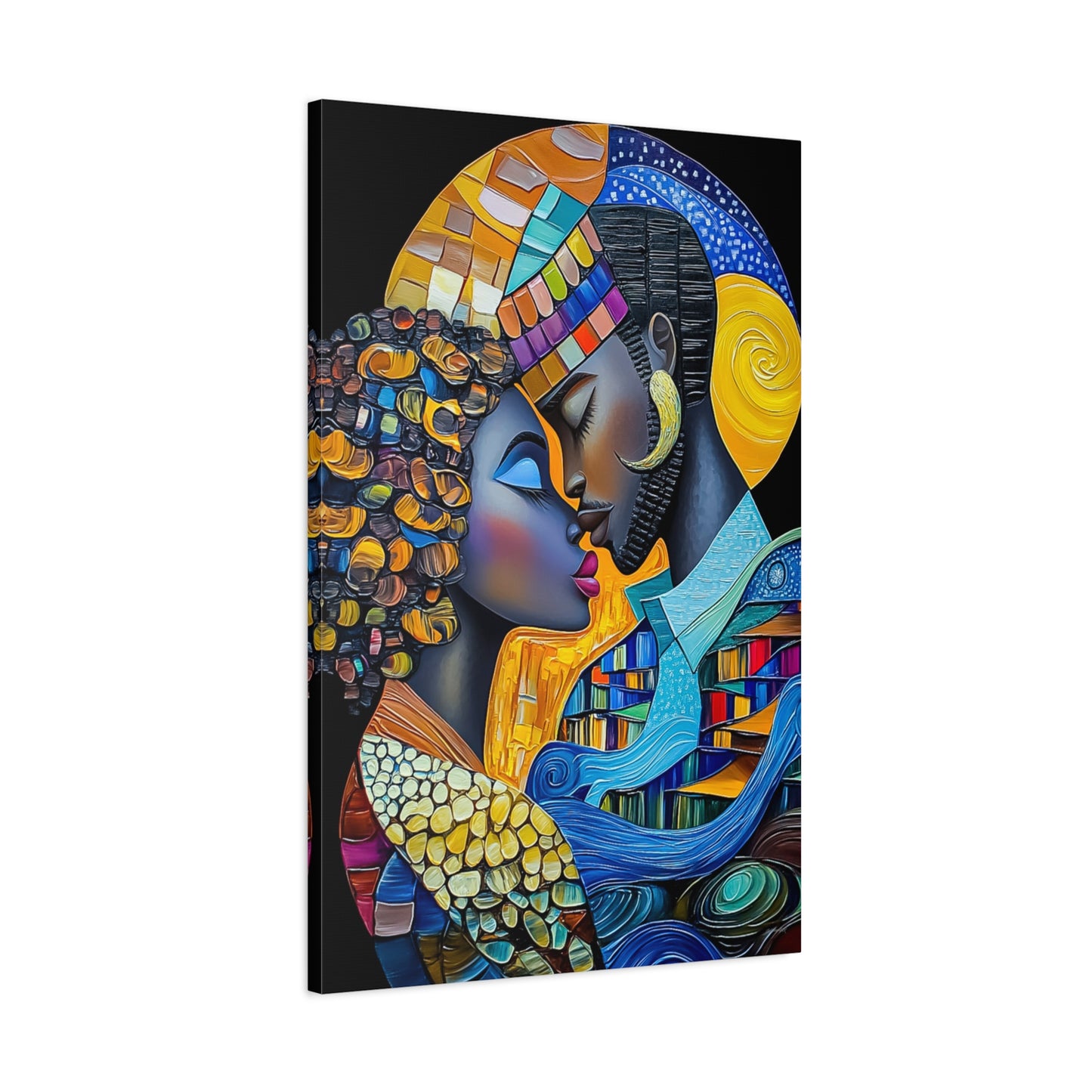 ThurmanatorX Art | Nebula Kiss | Aphrochrysalis | Matte Canvas, Stretched, 1.25"