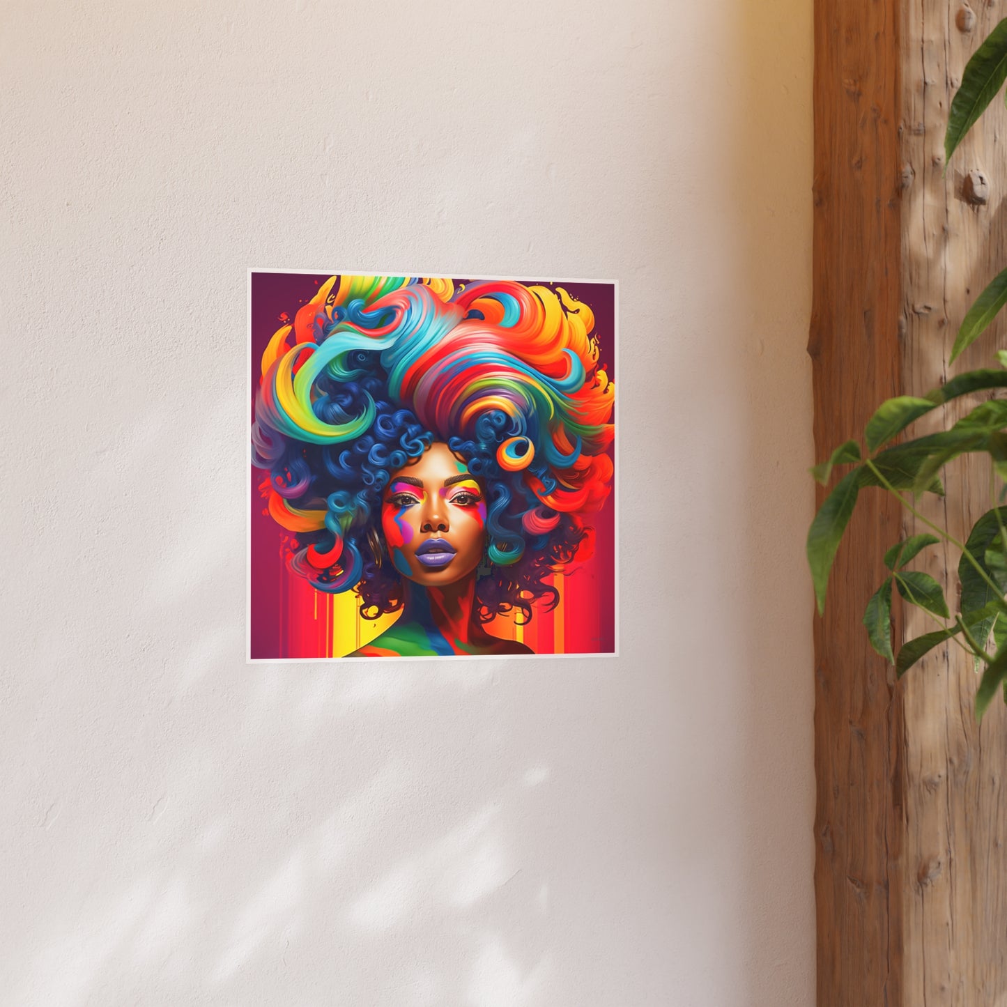 ThurmanatorX Art | Chromawave Siren | Aphrochrysalis | Satin Wall Art Print