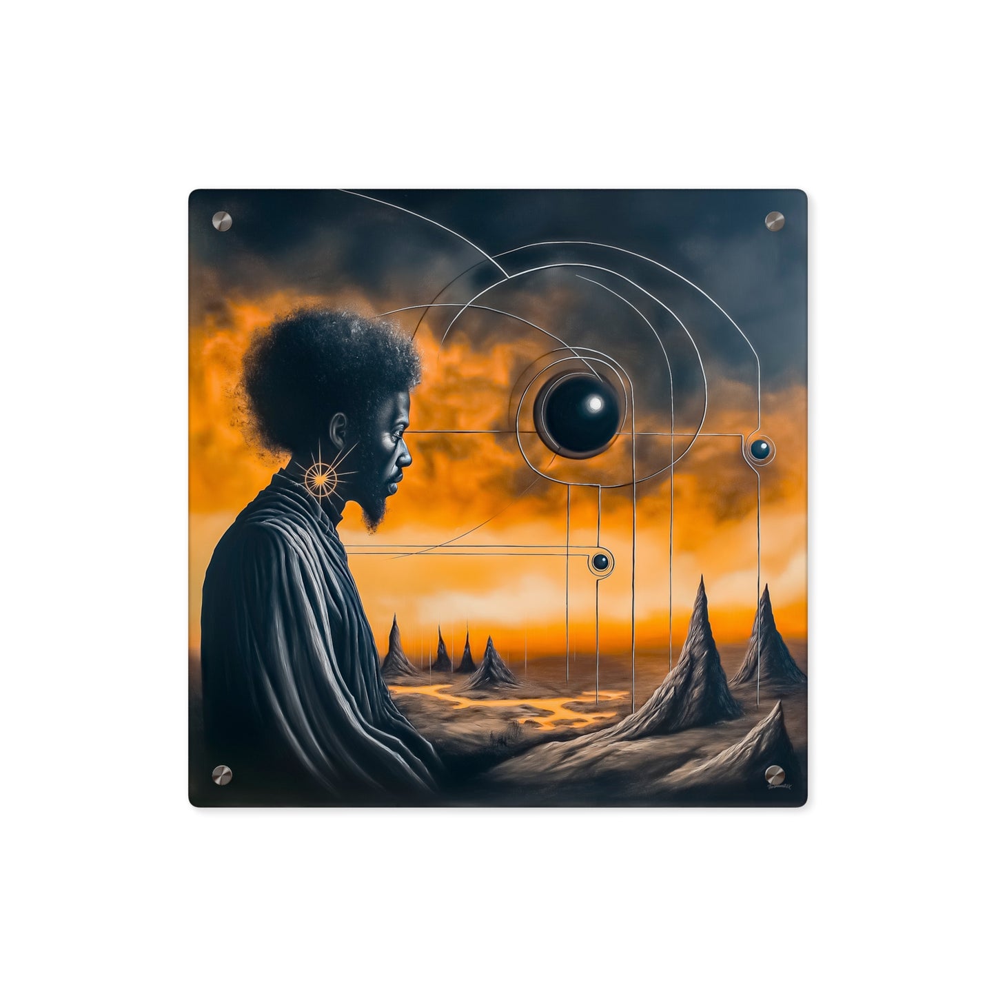 ThurmanatorX Art | Lumahex | AphrodisiDark | Acrylic Art Panel