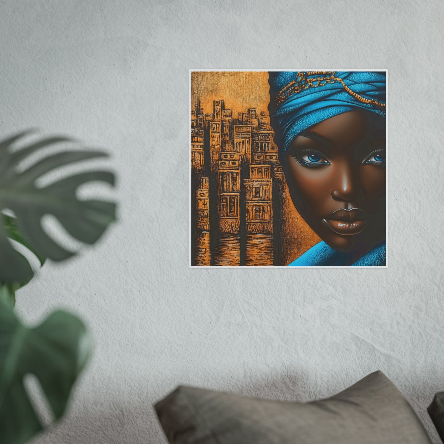ThurmanatorX Art | Empress of Copper & Cobalt | Aphrochrysalis | Satin Wall Art Print
