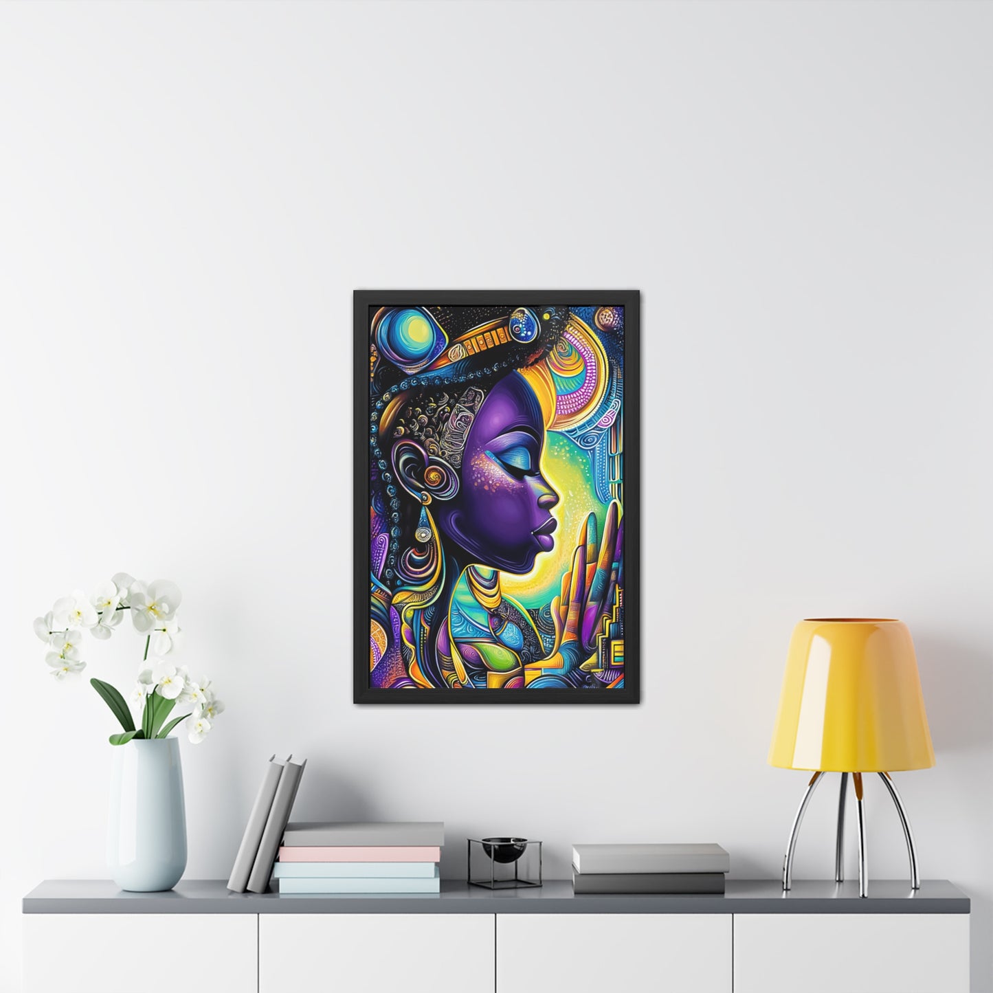 ThurmanatorX Art | Reflections of Stardom | Aphrochrysalis | Framed Poster Print