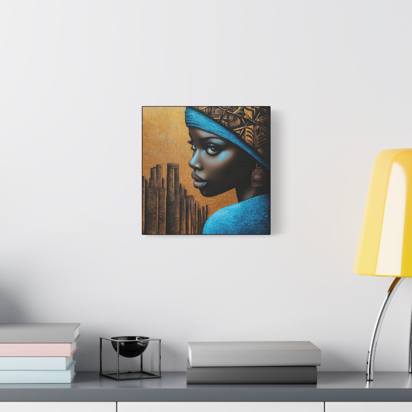 ThurmanatorX Art | Makeda in Gold Light | Aphrochrysalis | Satin Canvas Art Print