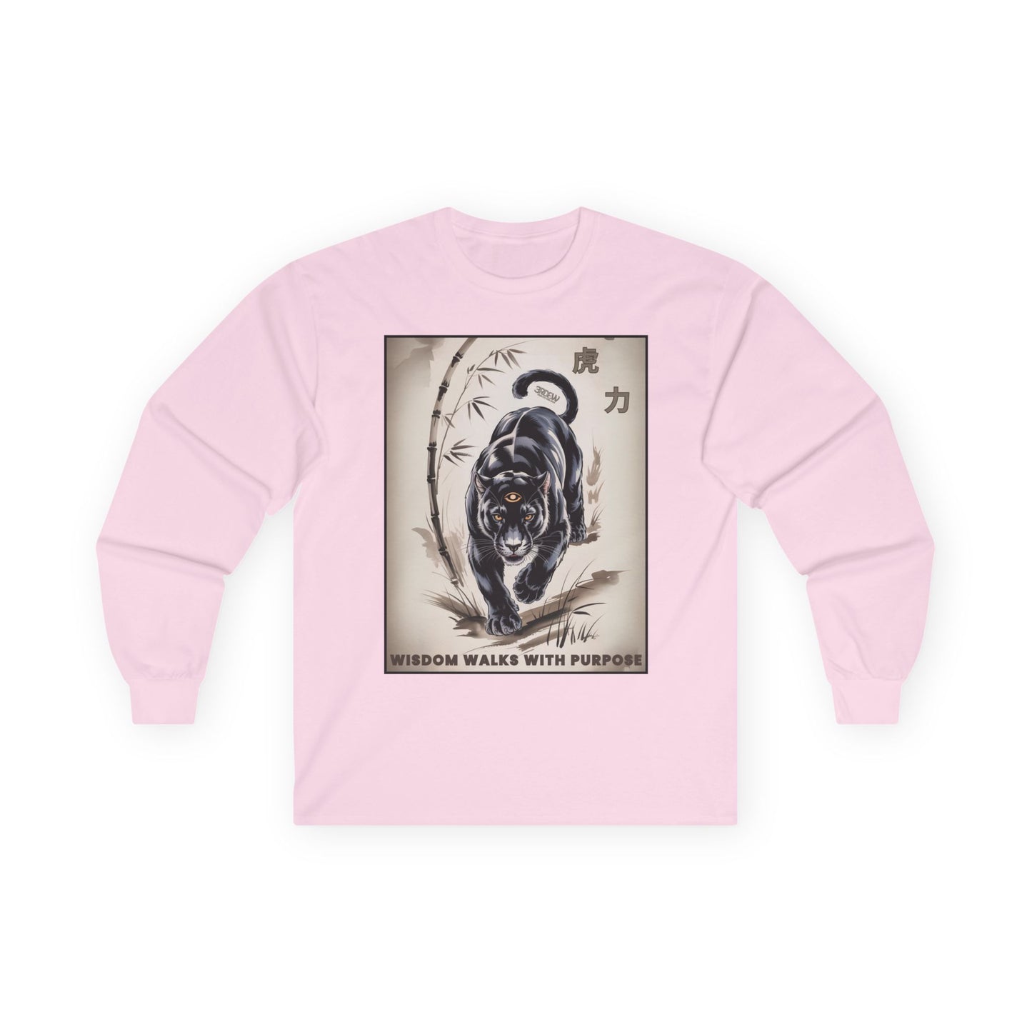 3RDEW² | Wisdom Walks With Purpose | Third Eye Wide Wear | Unisex Ultra Cotton Long Sleeve Tee