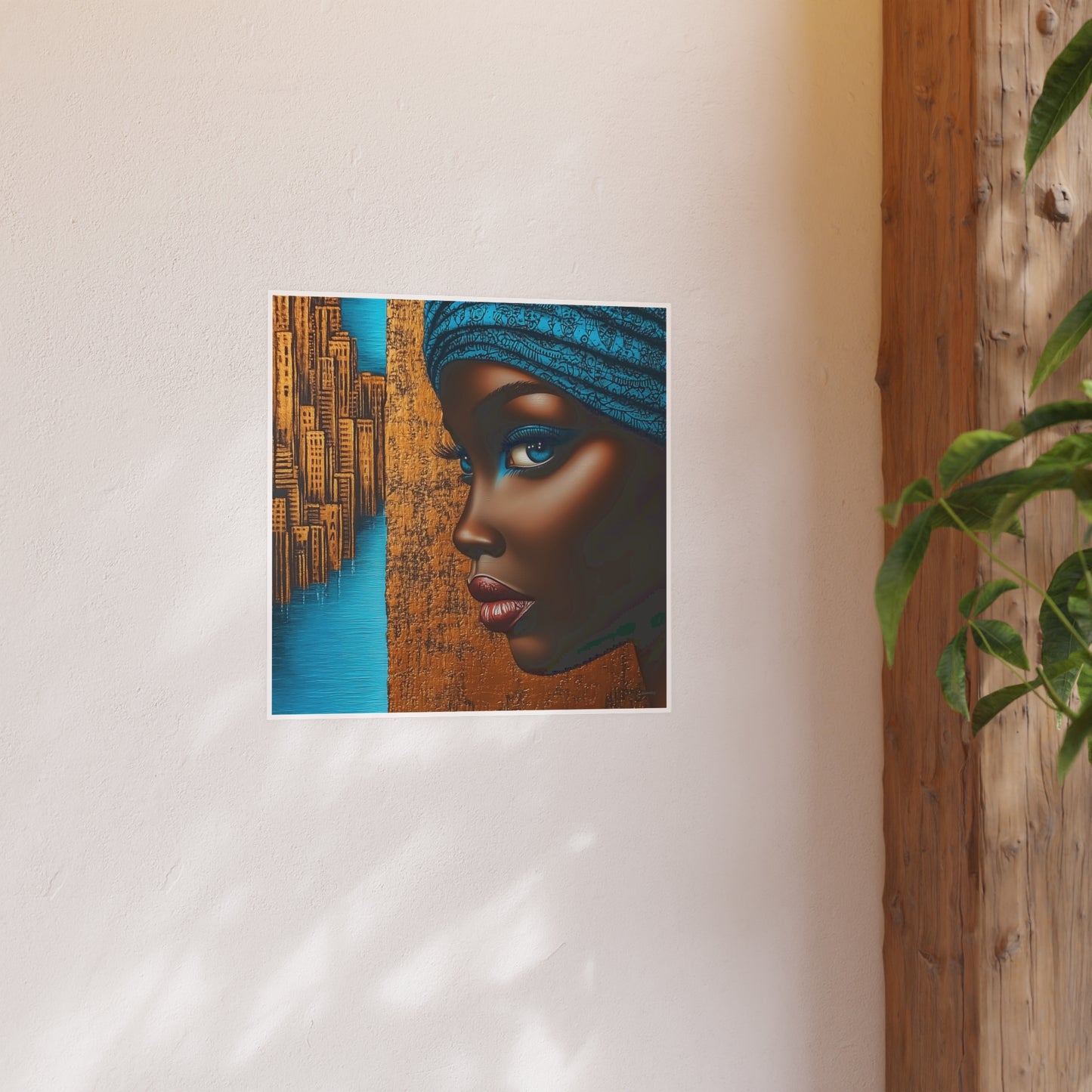 ThurmanatorX Art | Essence of Blue Reverie | Aphrochrysalis | Satin Wall Art Print
