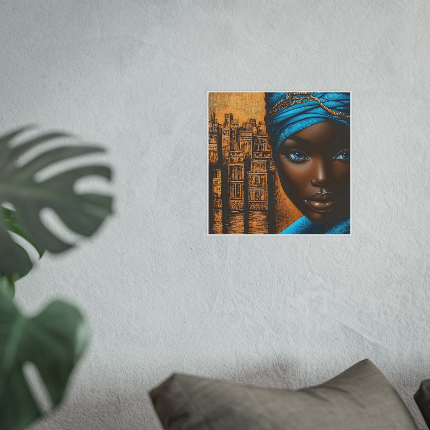 ThurmanatorX Art | Empress of Copper & Cobalt | Aphrochrysalis | Satin Wall Art Print