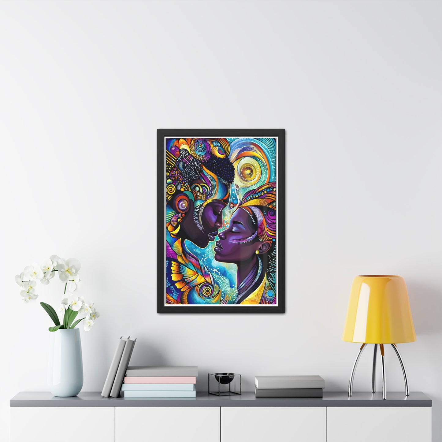 ThurmanatorX Art | Stargazer’s Embrace | Aphrochrysalis | Framed Poster Print