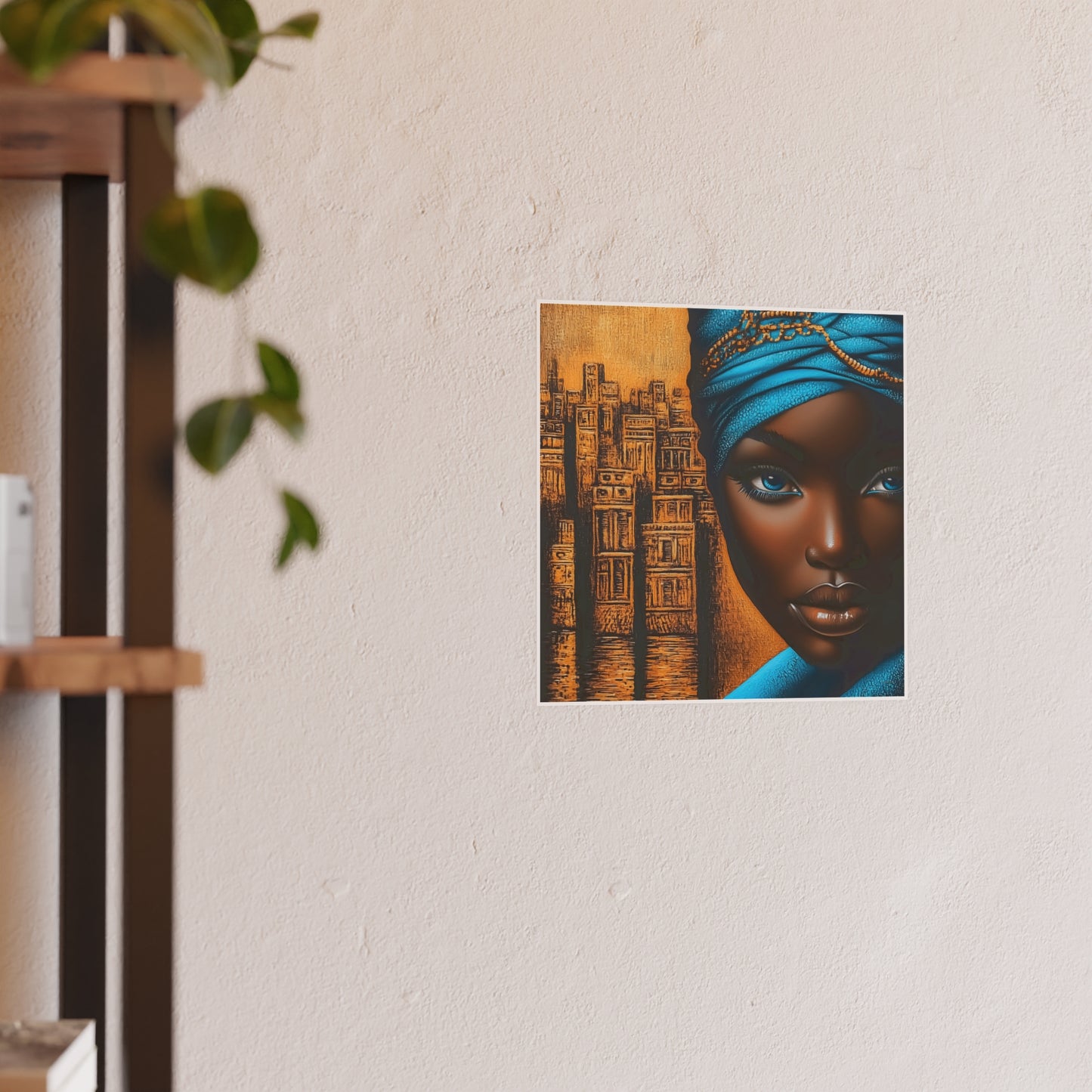 ThurmanatorX Art | Empress of Copper & Cobalt | Aphrochrysalis | Satin Wall Art Print