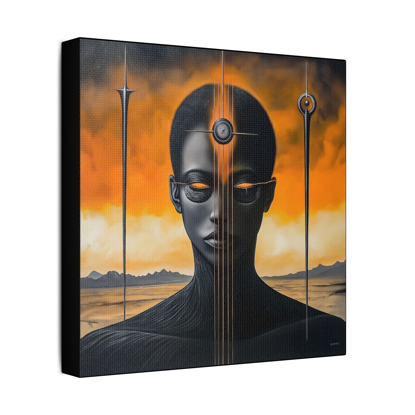 ThurmanatorX Art | Vanta Whisper | AphrodisiDark | Satin Canvas Art Print