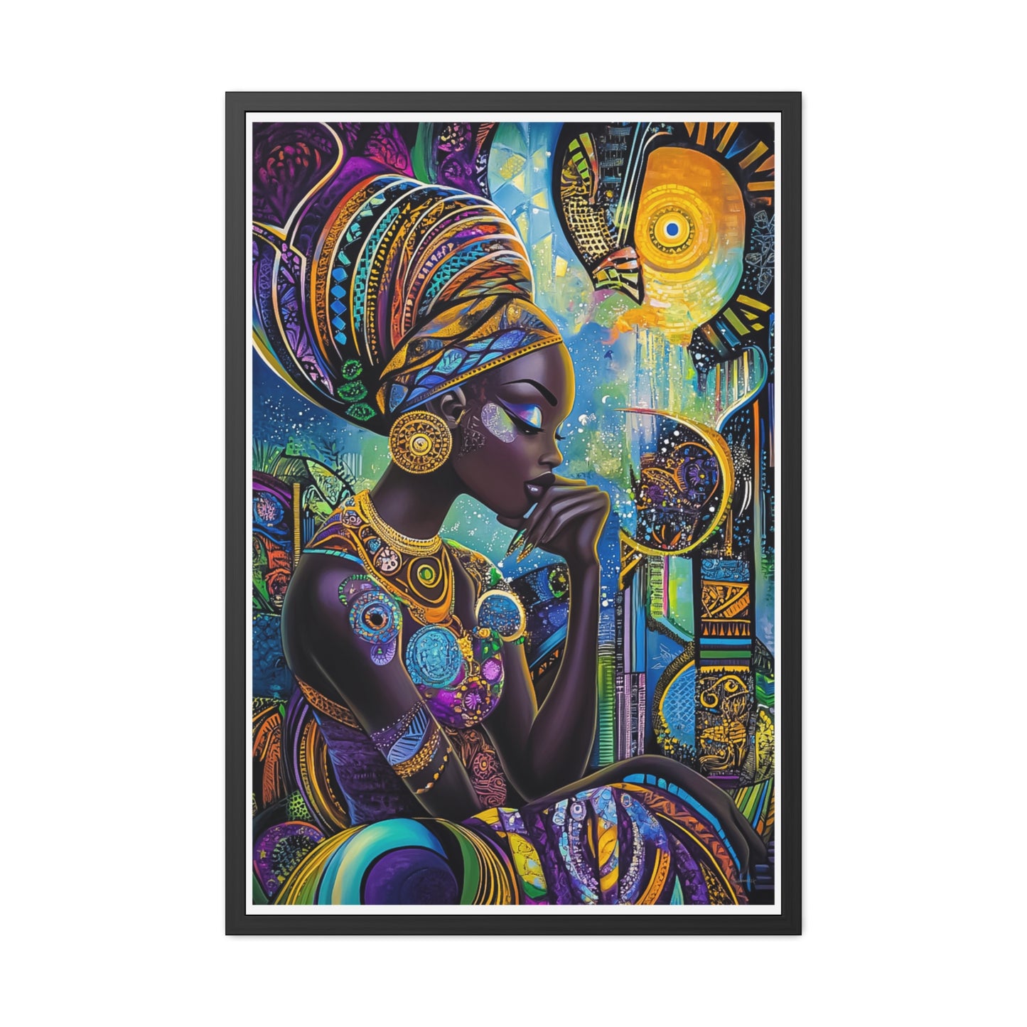 ThurmanatorX Art | When Suns Kiss Moons | Aphrochrysalis | Framed Poster Print