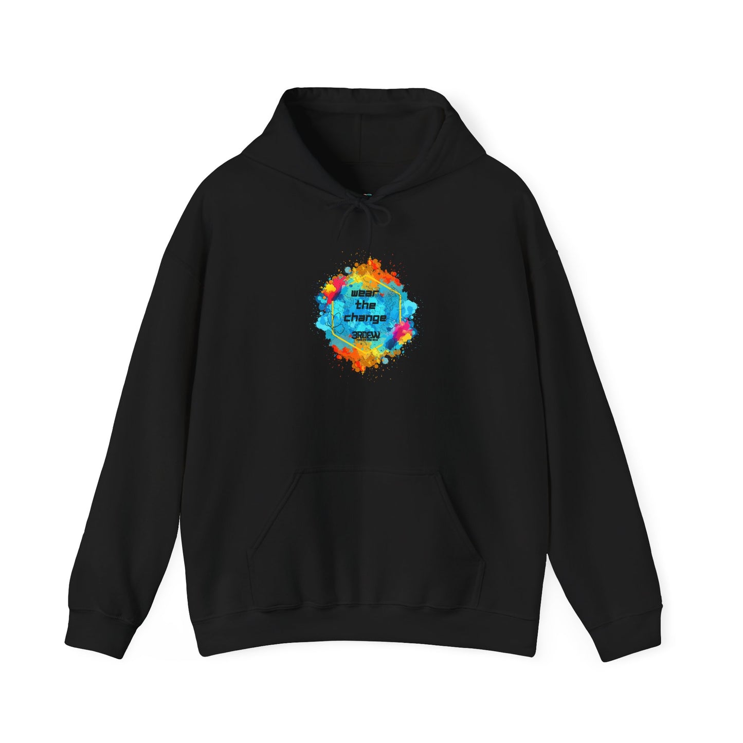 3RDEW² | Wear the Change | Third Eye Wide Wear | Unisex Heavy Blend™ Hoodie