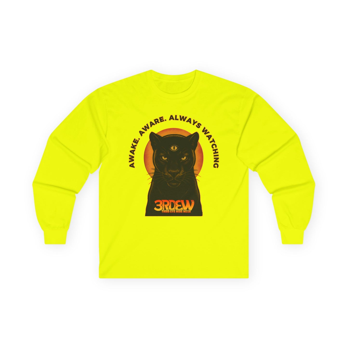 3RDEW² | Awake. Aware. Always Watching | Third Eye Wide Wear | Unisex Ultra Cotton Long Sleeve Tee