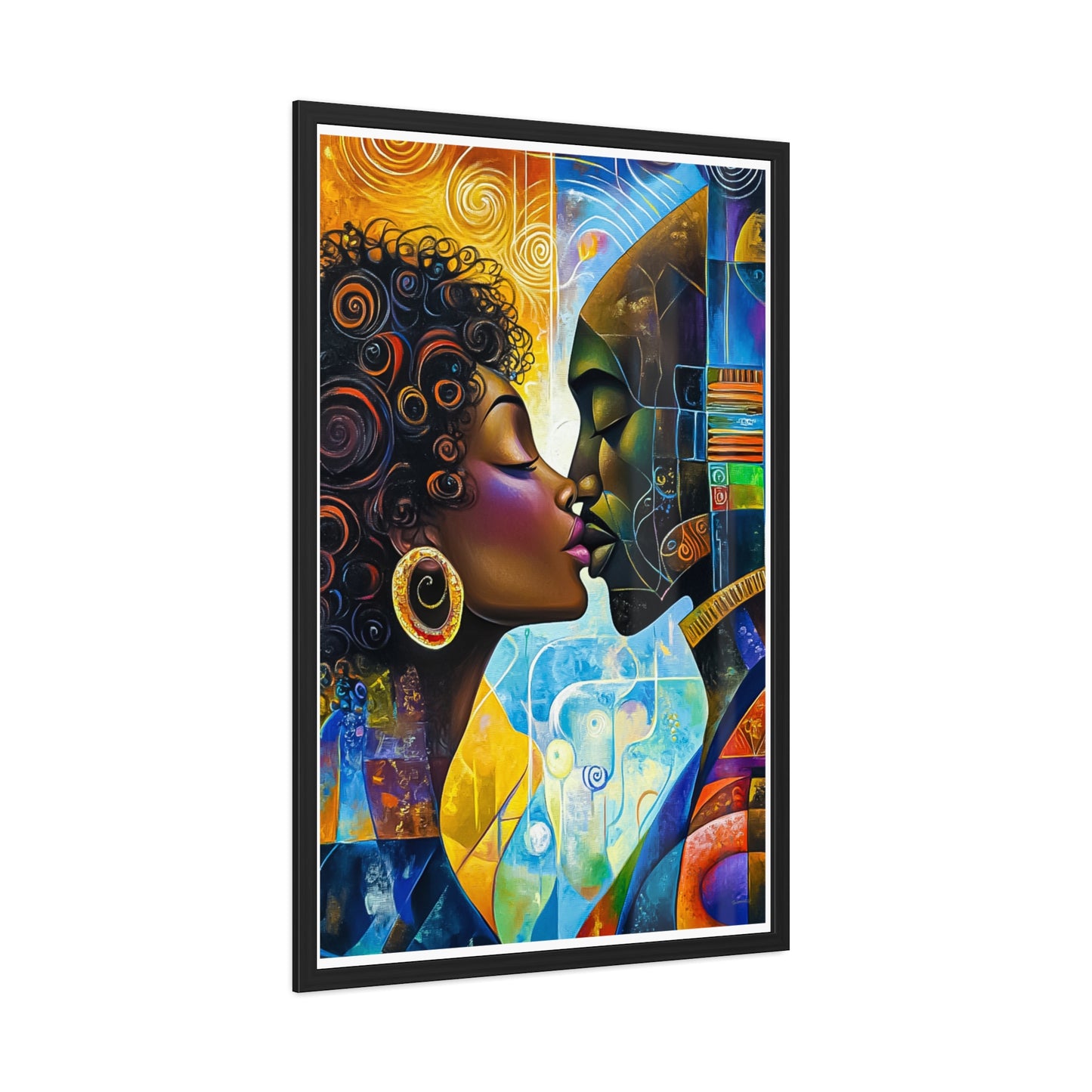 ThurmanatorX Art | Crystals of the City Sun | Aphrochrysalis | Framed Poster Print