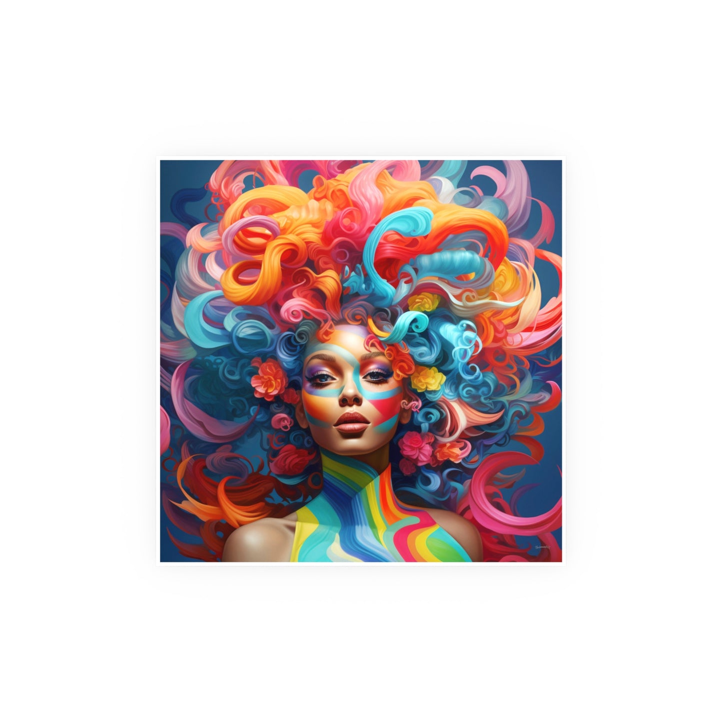ThurmanatorX Art | Vortex Bloomrise | Aphrochrysalis | Satin Wall Art Print