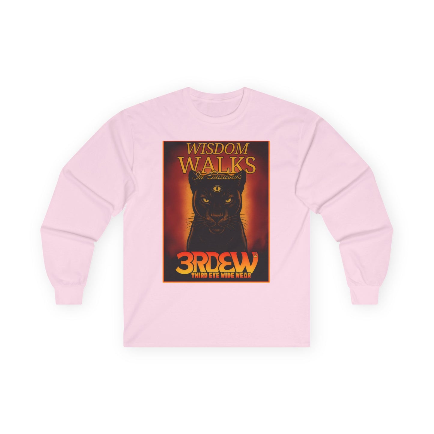 3RDEW² | Wisdoms Walks In Shadows | Third Eye Wide Wear | Unisex Ultra Cotton Long Sleeve Tee