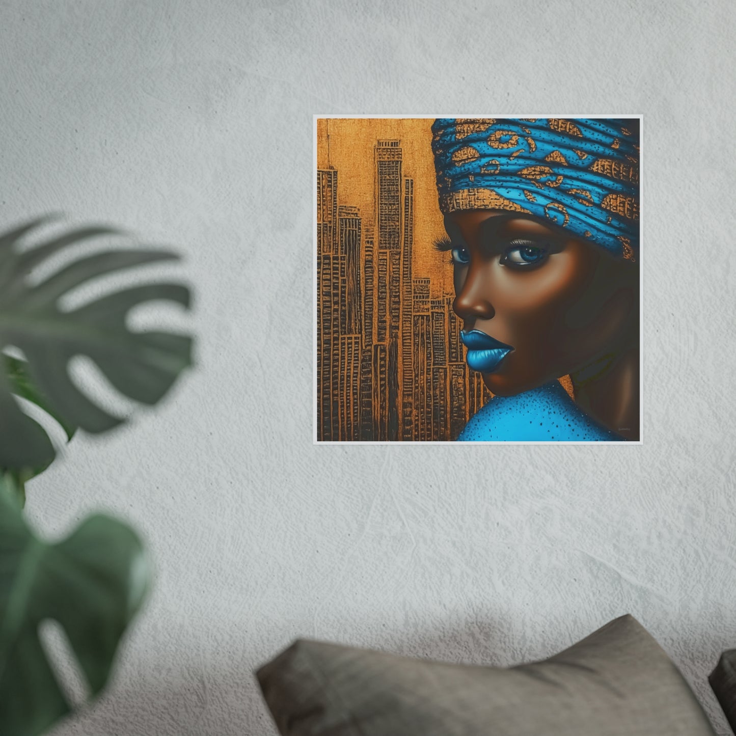 ThurmanatorX Art | Zariah, Eyes of the Metropolis | Aphrochrysalis | Satin Wall Art Print