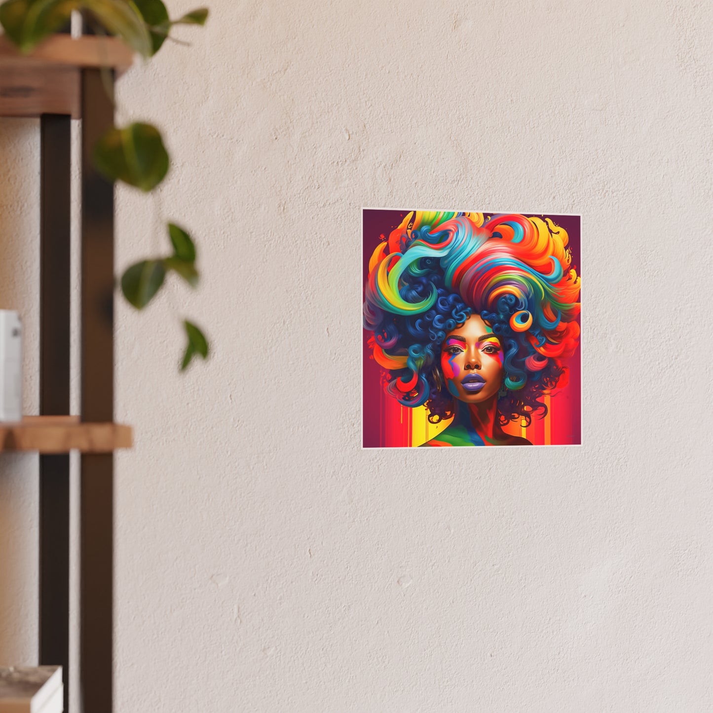 ThurmanatorX Art | Chromawave Siren | Aphrochrysalis | Satin Wall Art Print