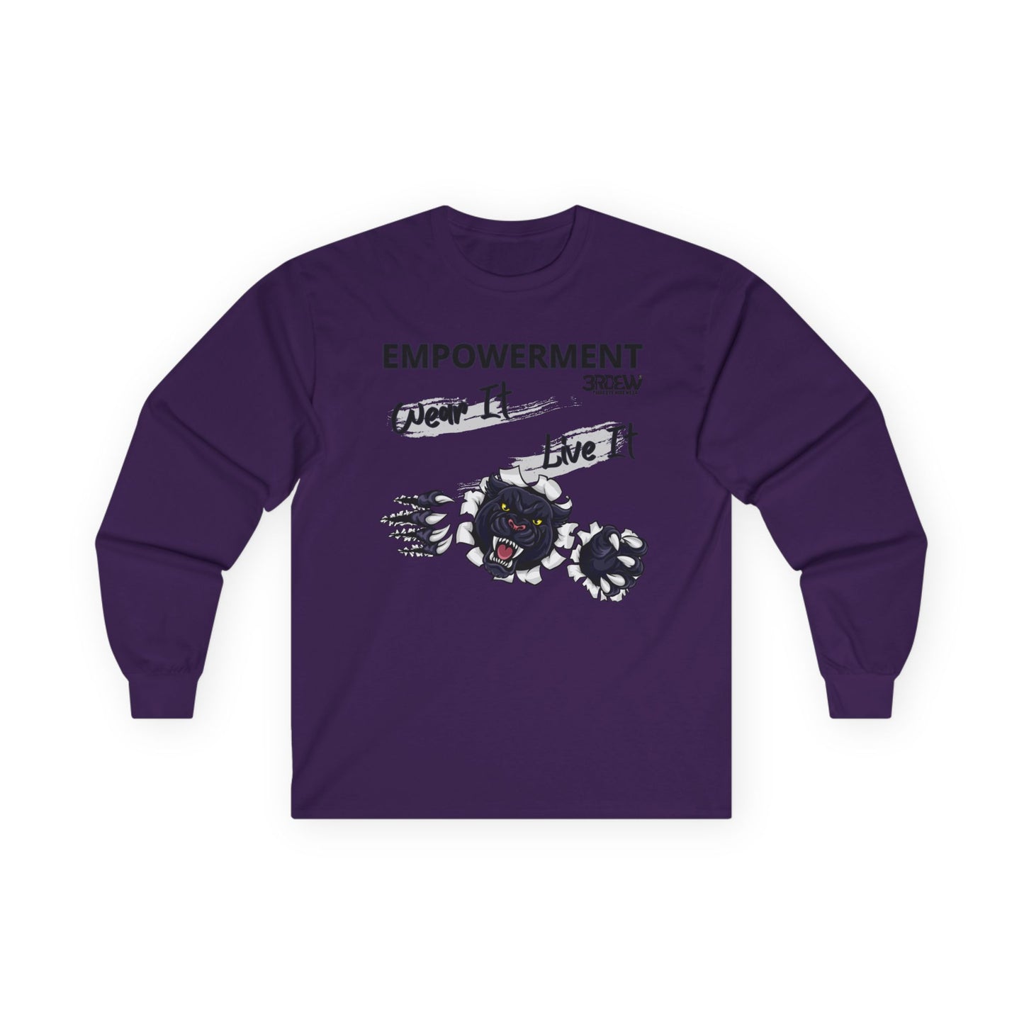3RDEW² | Empowerment - Wear It - Live It | Third Eye Wide Wear | Unisex Ultra Cotton Long Sleeve Tee