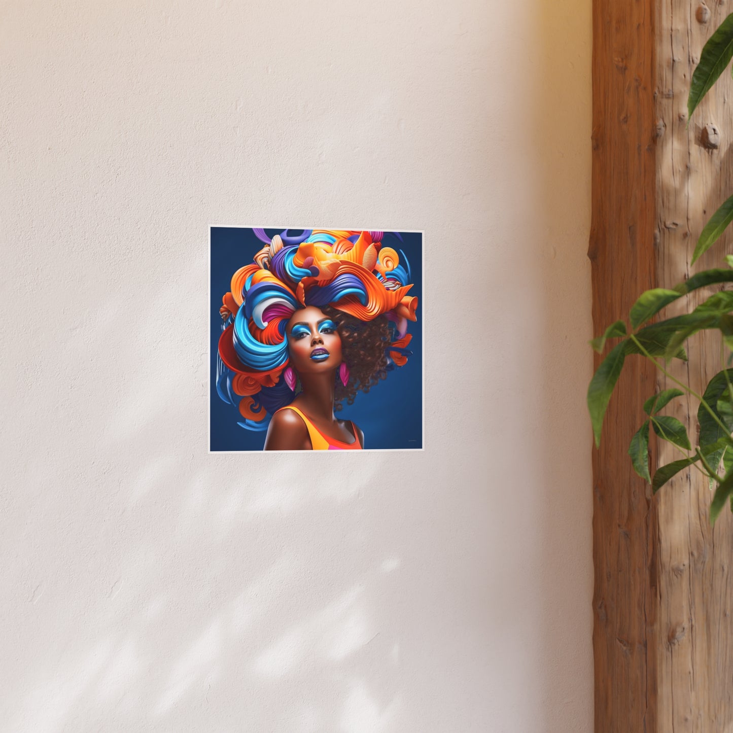 ThurmanatorX Art | Aura Bloom Manifest | Aphrochrysalis | Satin Wall Art Print