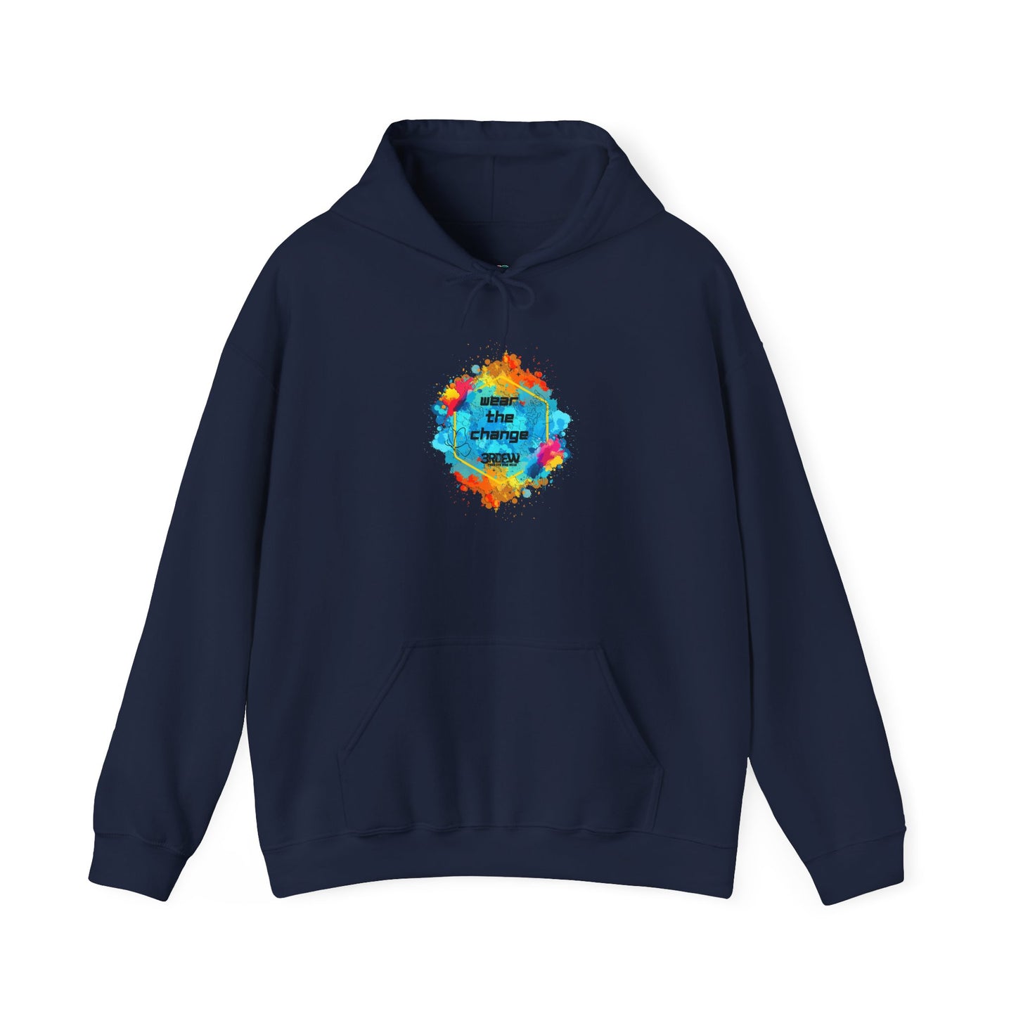 3RDEW² | Wear the Change | Third Eye Wide Wear | Unisex Heavy Blend™ Hoodie