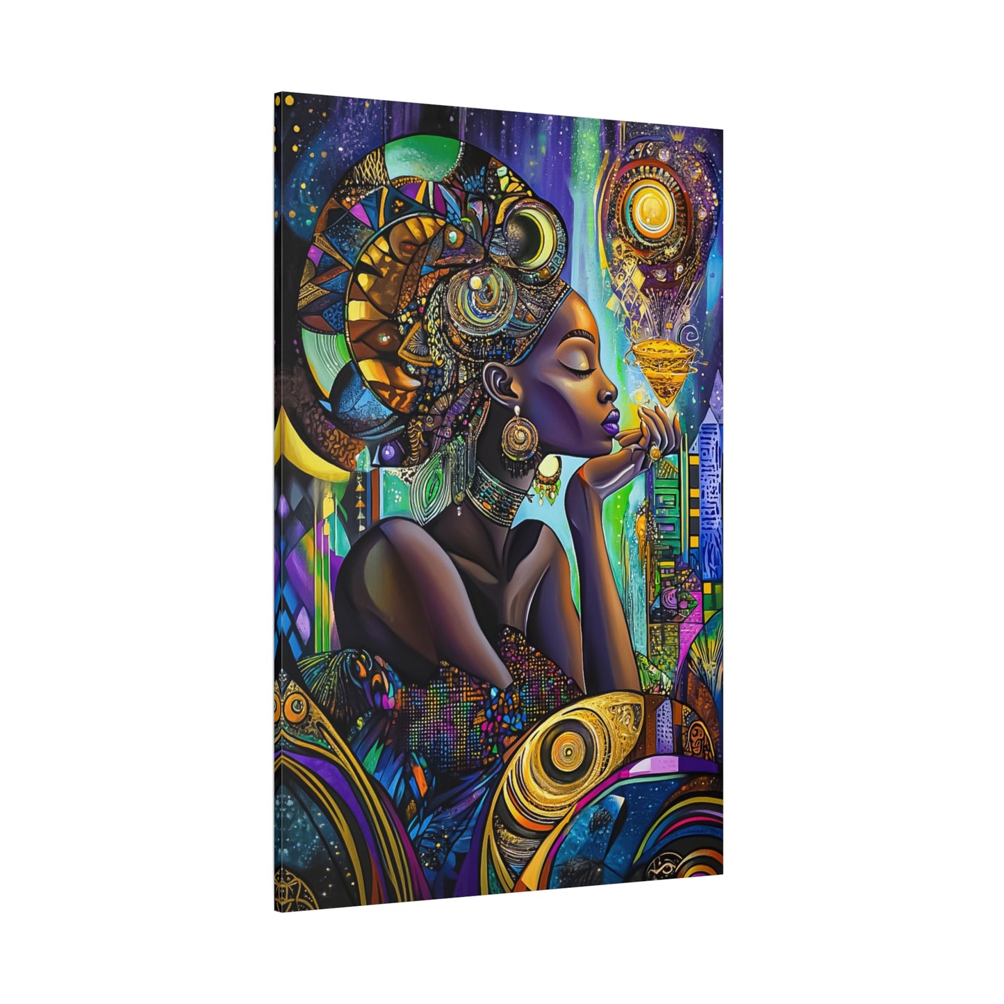 ThurmanatorX Art | The Prayer of Her Light | Aphrochrysalis | Matte Canvas, Stretched, 1.25"