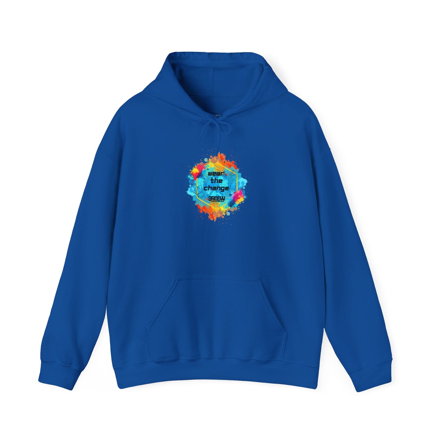 3RDEW² | Wear the Change | Third Eye Wide Wear | Unisex Heavy Blend™ Hoodie