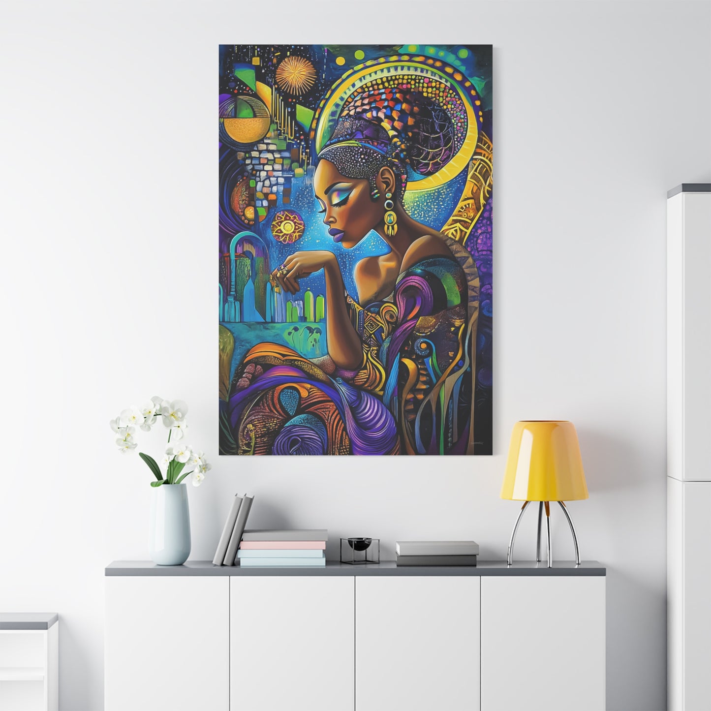 ThurmanatorX Art | Solar Bloom | Aphrochrysalis | Matte Canvas, Stretched, 1.25"