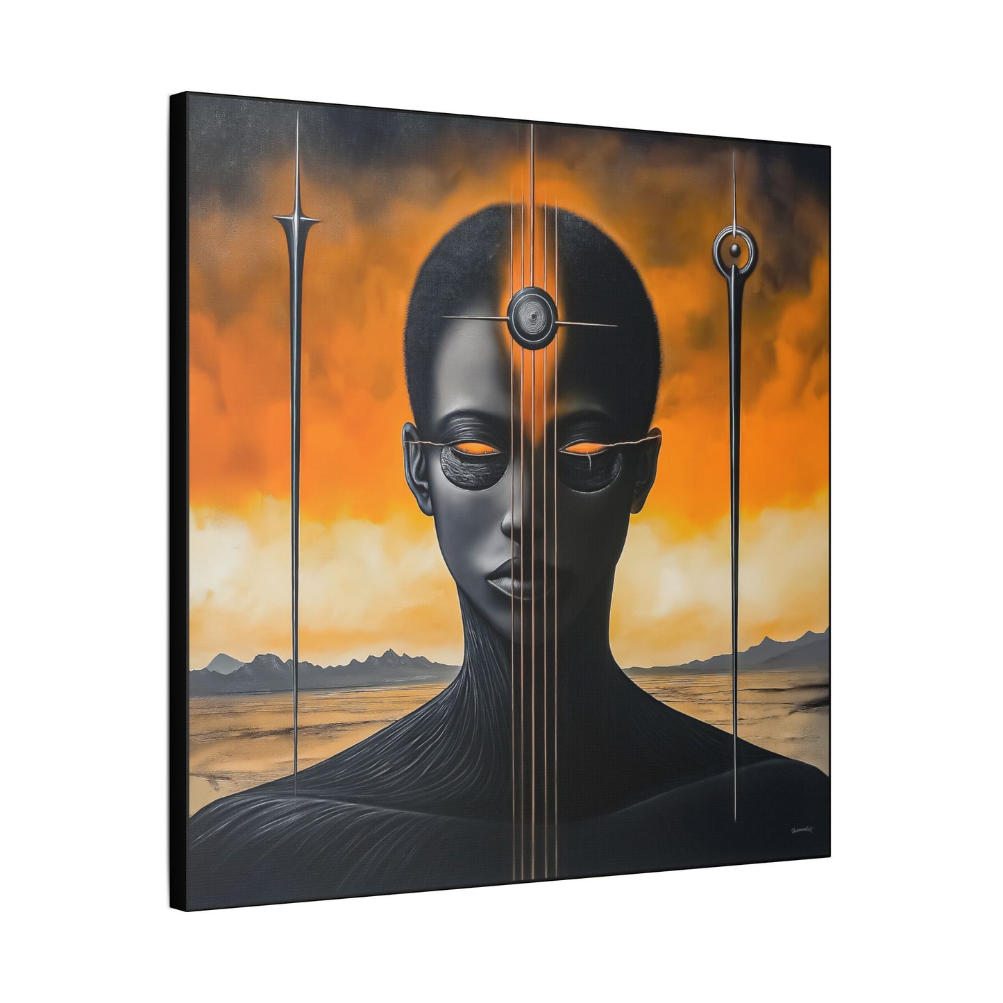 ThurmanatorX Art | Vanta Whisper | AphrodisiDark | Satin Canvas Art Print