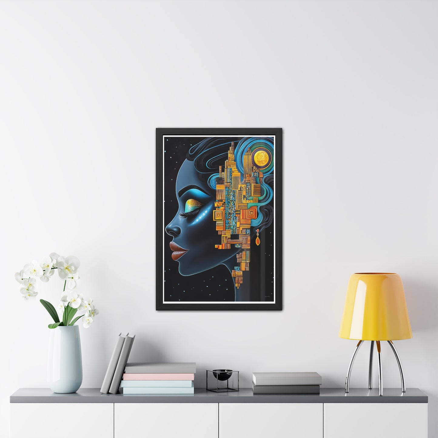 ThurmanatorX Art | Ancestral Frequencies | Aphrochrysalis | Framed Poster Print