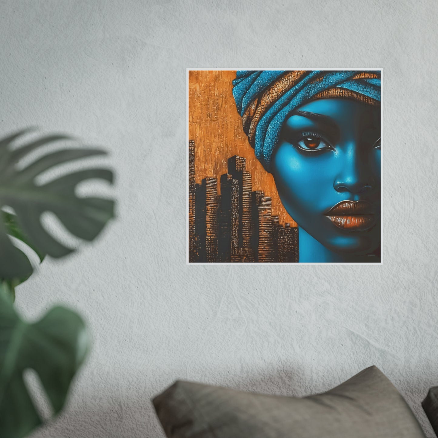 ThurmanatorX Art | Turban Queen 2099 | Aphrochrysalis | Satin Wall Art Print