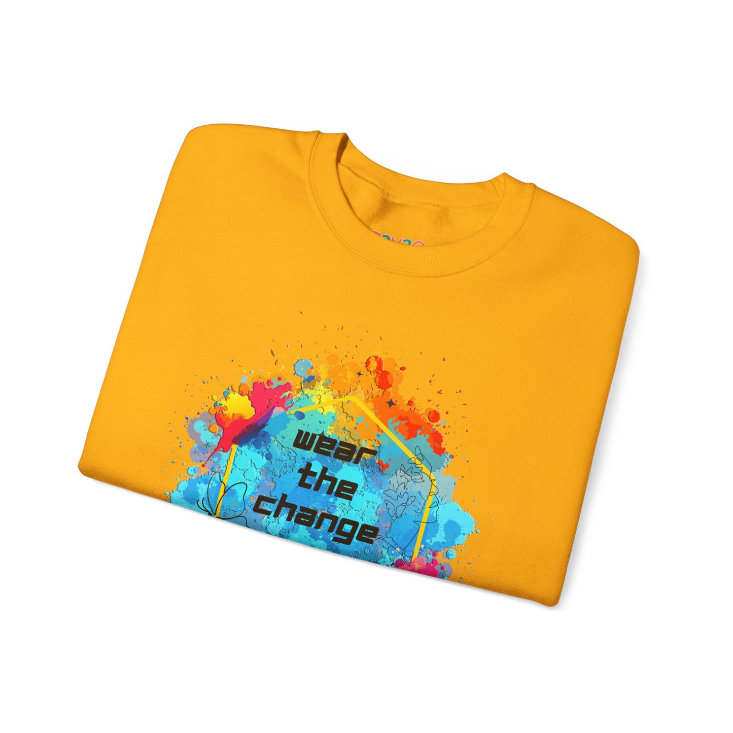 3RDEW² | Wear the Change | Third Eye Wide Wear | Unisex Heavy Blend Crewneck Sweatshirt
