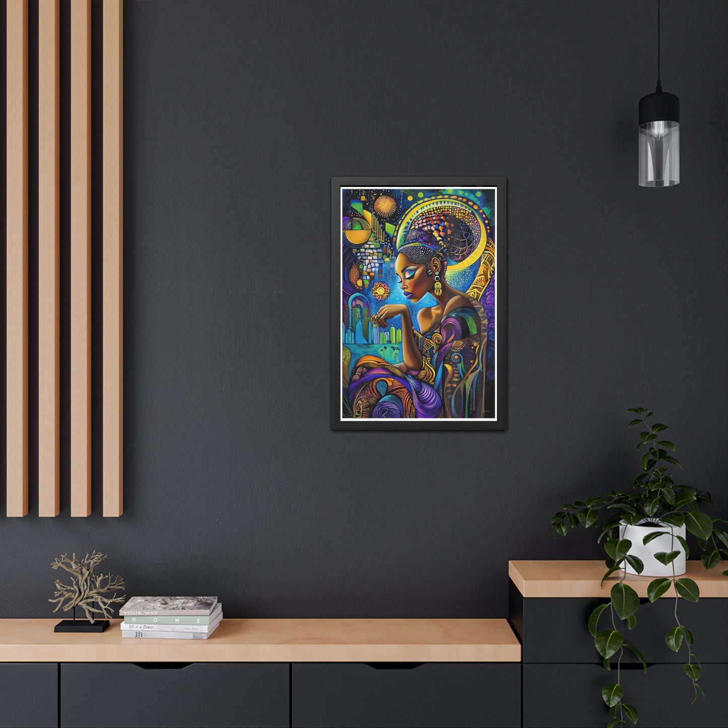 ThurmanatorX Art | Solar Bloom | Aphrochrysalis | Framed Poster Print