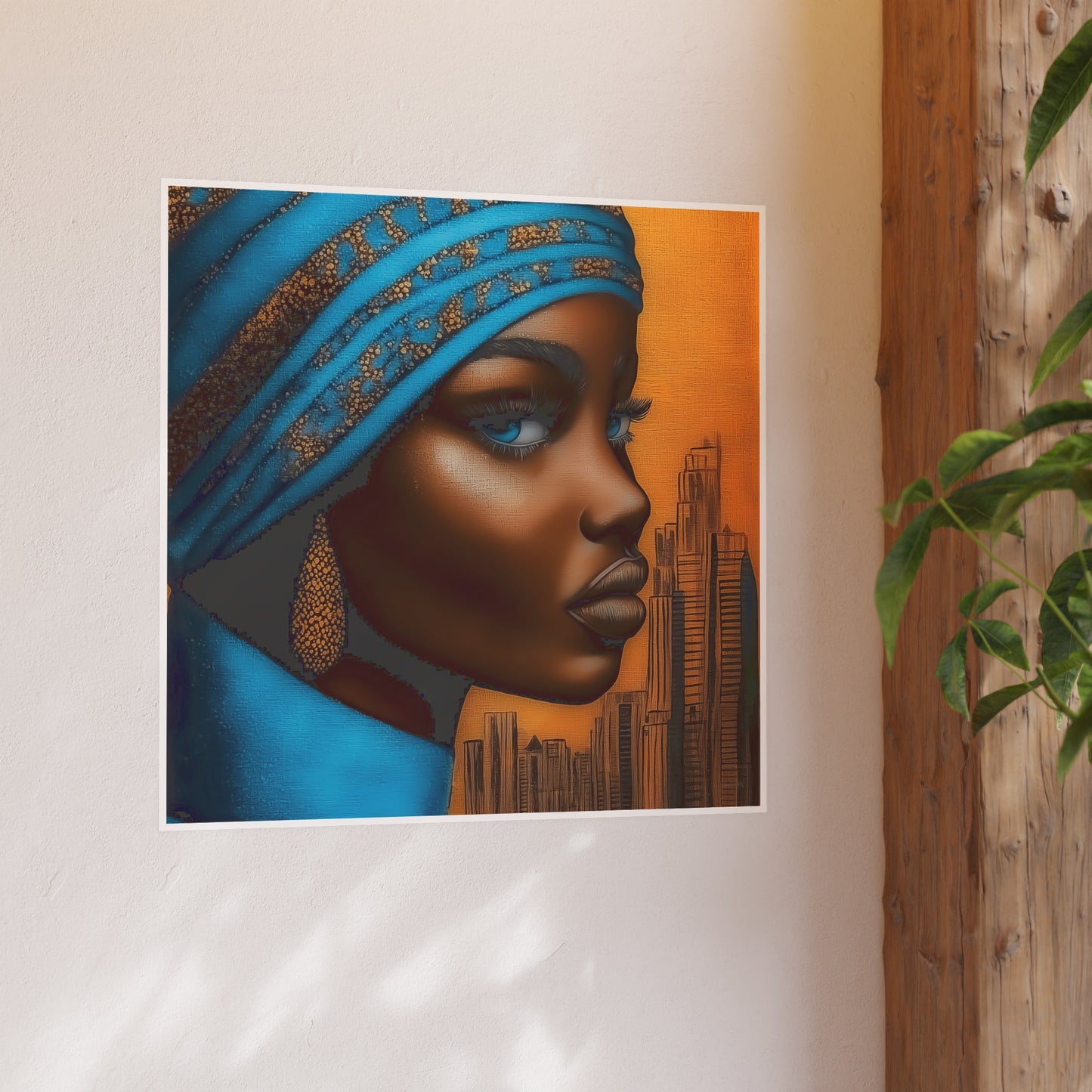 ThurmanatorX Art | Nyla, Guardian of the Highrise | Aphrochrysalis | Satin Wall Art Print