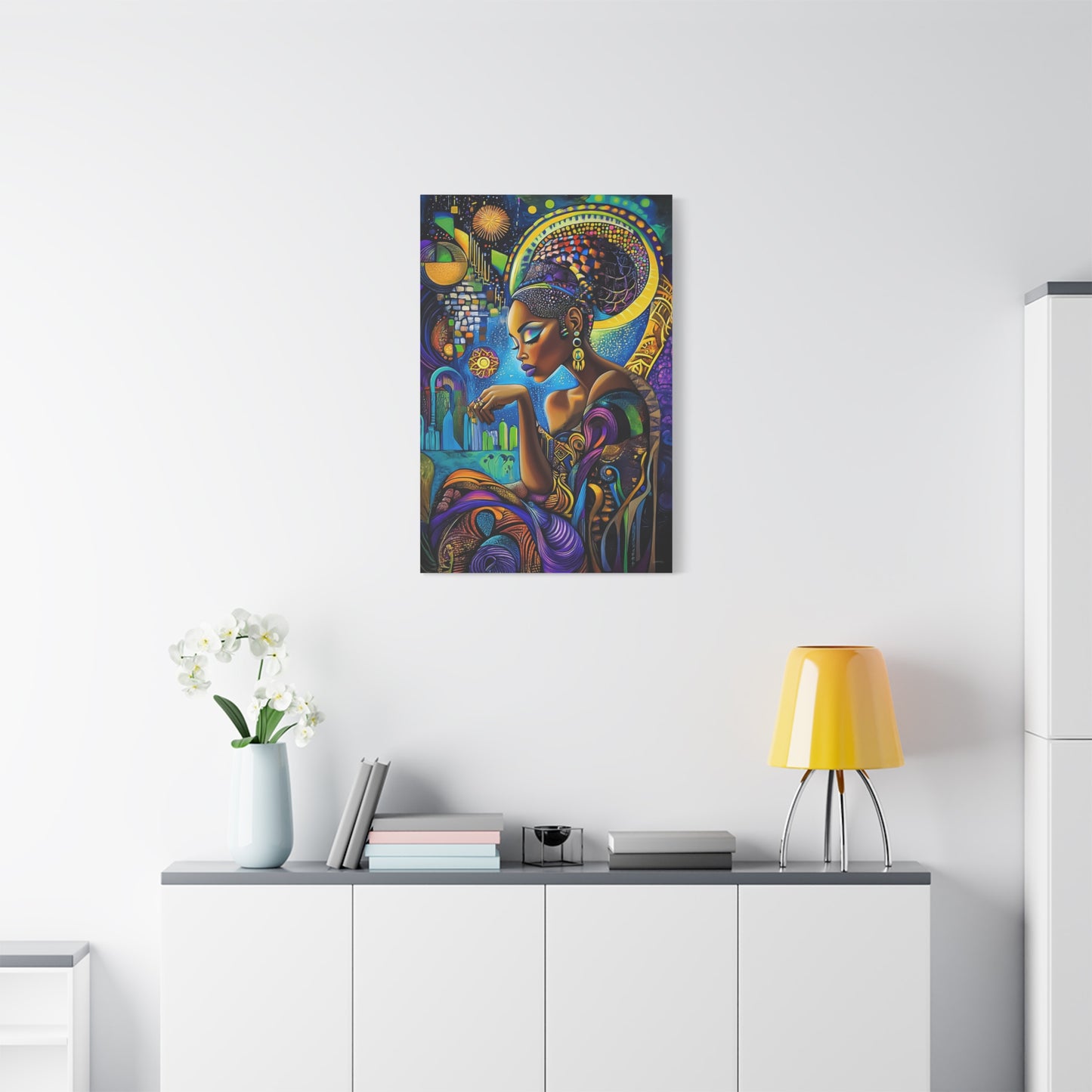 ThurmanatorX Art | Solar Bloom | Aphrochrysalis | Matte Canvas, Stretched, 1.25"