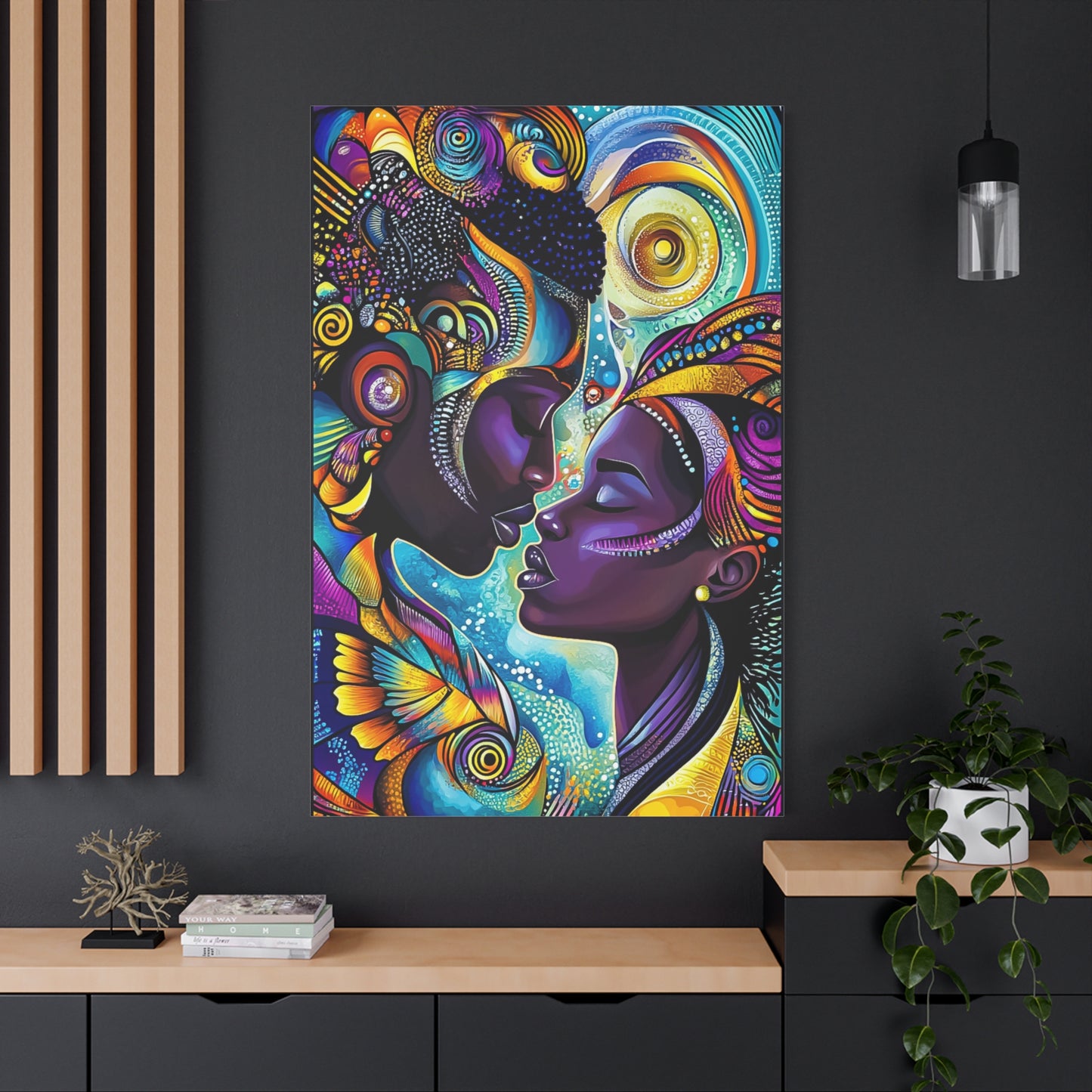 ThurmanatorX Art | Stargazer’s Embrace | Aphrochrysalis | Matte Canvas, Stretched, 1.25"
