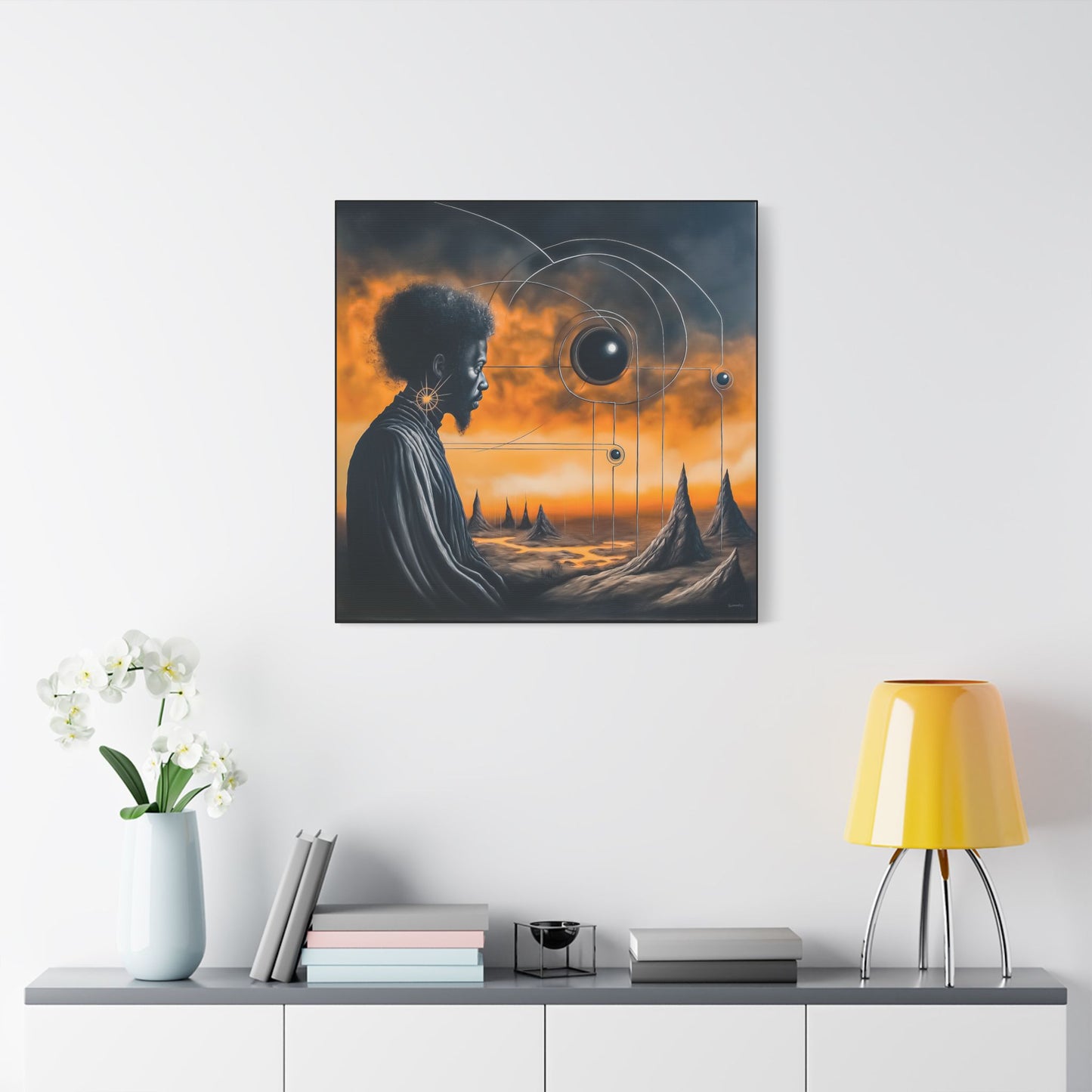 ThurmanatorX Art | Lumahex | AphrodisiDark | Satin Canvas Art Print