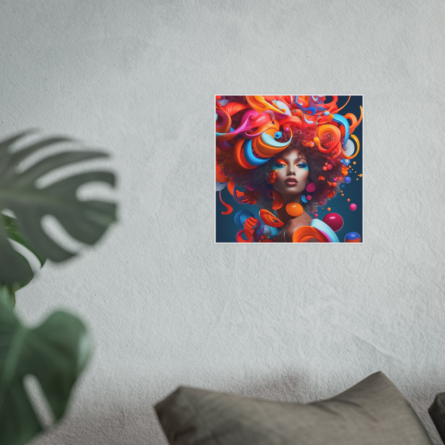 ThurmanatorX Art | Bloomdream Muse | Aphrochrysalis | Satin Wall Art Print