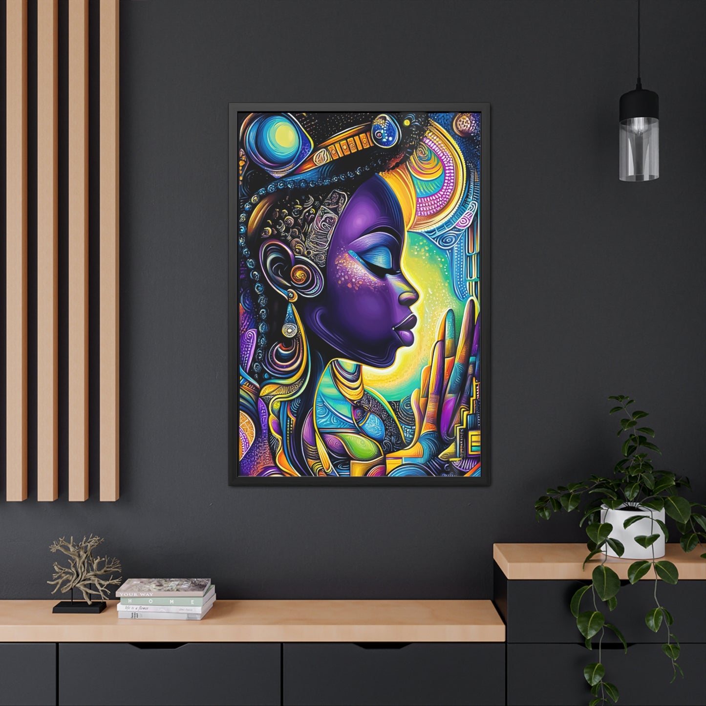 ThurmanatorX Art | Reflections of Stardom | Aphrochrysalis | Framed Poster Print