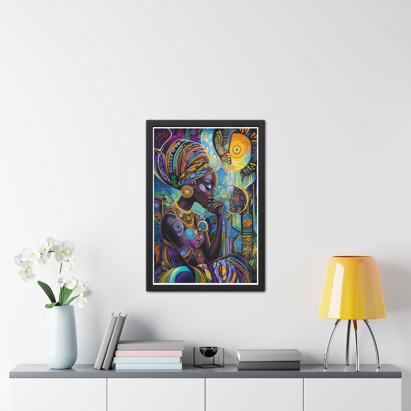 ThurmanatorX Art | When Suns Kiss Moons | Aphrochrysalis | Framed Poster Print