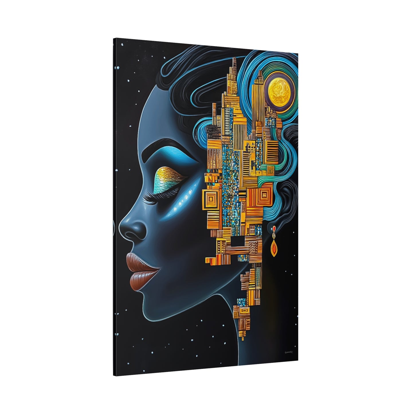 ThurmanatorX Art | Ancestral Frequencies | Aphrochrysalis | Matte Canvas, Stretched, 1.25"
