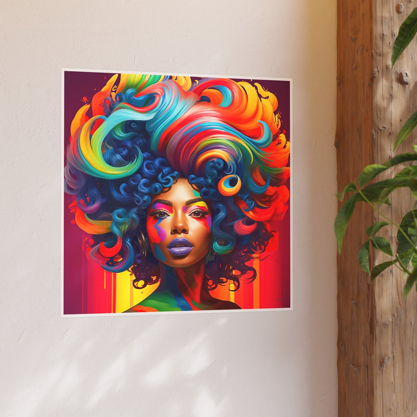 ThurmanatorX Art | Chromawave Siren | Aphrochrysalis | Satin Wall Art Print