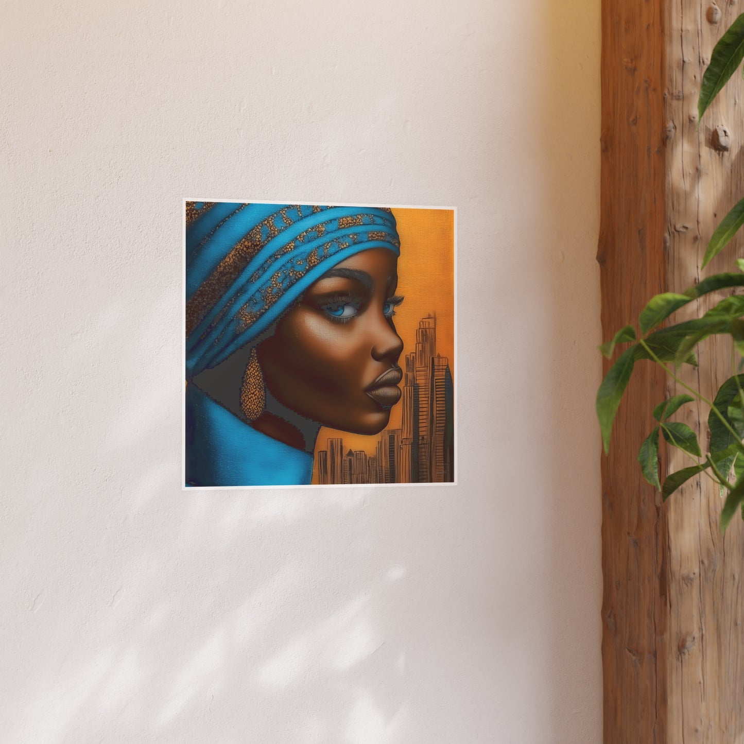 ThurmanatorX Art | Nyla, Guardian of the Highrise | Aphrochrysalis | Satin Wall Art Print
