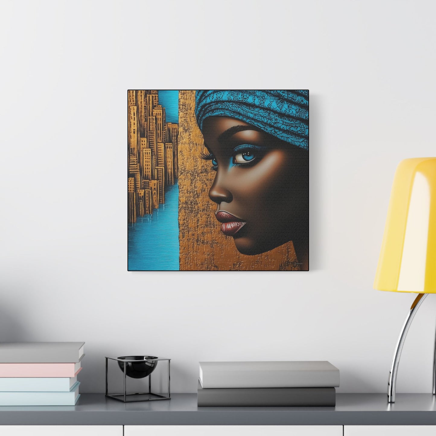 ThurmanatorX Art | Essence of Blue Reverie | Aphrochrysalis | Satin Canvas Art Print